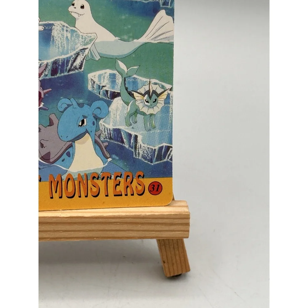 Pokemon‎ 1995 Vending Prism Firework Holo Sticker 33 31 Charizard Vaporeon